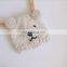 Cute Adult Children Ear-protection Parent-child Warm Autumn Embroidery Handmade Woolen Winter Bear Ear Hat Knitted