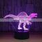 Dinosaur 3d Lamp 7 Color Led Night Lamps For Kids Touch Led Usb Table Lamp Baby Sleeping Nightlight