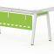 A3060 leg L shape office furniture desk with wooden top and cabinet