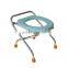 High Quality Folding Toilet Chair With Footstep For Elderly Commode Chair