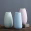 Nordic Modern Simple Minimalism Hand Made Green Blue Pink Ceramic Vase For Hallway Decor