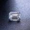 VS+ Emerald Cut Moissanite White E/F Color Moissanite Faceted Emerald Moissanite Loose Stone for Pendant/Ring Jewelry