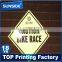 Custom advertising printing removable logo die cut vinyl sticker-Ly