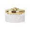 custom mini luxury Gold Round Ceramics Ring Jewelry Box Accessories Organizer Storage Tank Container with Bee Lid gift box