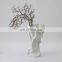 2021 High Quality Modern Nordic White Black Grey Matte Ceramic Porcelain Flower Vase for Home Decor