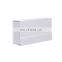 Custom logo folding square paper box with lid colored clothing packaging gift boxes