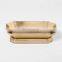 brass plated soap dish