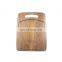 Hot Sale Walnut Wood Rectangle Cutting Board with Handle and Juice Groove