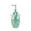 2021 Fashion Designed Bathroom Set Glass Soap Dispenser Green Glass Bathroom Accessories Sets