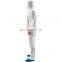 Top Uniform Clean Room Coverall SMS Protective Coverall
