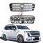 Maictop car lc300 body parts facelift front grille chrome TRD mesh bumper grill for land cruiser 300 2022