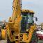 hot selling with the factory price on sale 4x4 chinese backhoe loader compact tractor with loader and backhoe hydraulic distributor backhoe loader