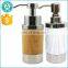 OEM ODM 280ml no spill plastic acrylic glass soap foam pump bottle