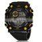 OHSEN 2810 Black Rubber Stop Sport Chronograph Digital Watch Lighter Sport Smart Watch Diving Waterproof Clock Stop Watch