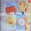 cotton embroidery baby beding set cot quilt with bumper ,bedskirt , wall hanger