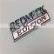 Zinc Alloy Metal 3D Red Black Custom Car Sticker Metal Chrome Car Emblem