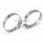 Band clamps 304 stainless steel pipe tube clamps hot sale pipe hose clamp for plumbing hose clips fuel line