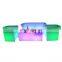 Illuminated armchair led illuminated furniture/led illuminated sofa and table