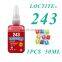 loctiter 243Anaerobic glue Threadlocker Medium Strength Blue 50ml 250ml 10ml Screw glue anti-loose waterproof seal leak proof