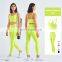 Two Piece Adjustable Bra Sets  Yoga Women Recyclable Workout High Waist Leggings