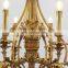 french design living room vintage bronze pendant lamp antique brass chandeliers