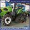 High horsepower tractor modified track chassis with strong climbing ability