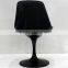 Replica Tulip Side fiberglass chair with cushion designed by Eero Saarinen