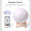 Smart Touch Moon Lights LED Lamp Bluetooth Speaker with Remote Control Rechargeable
