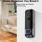 OEM Home Security Electronic Talking Doorbell WIFI Dual Lens Camera Doorbell 3MP 2MP Dual Camera Door Bell With Storage Chime