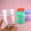 8 oz 250ml cheap clear round plastic food jars cosmetic jars