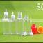 plastic bottles for oil, 10ml 15ml PET bottle, square PET bottle with childproof cap