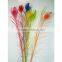 natural peacock feather white decoration