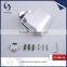 New design zinc alloy accessories wall mounted brushed nickel recessed toilet paper holder with cover