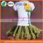 new fashion baby girl outfit,birthday elsa tutu set flower pattern girl 2pcs outfits