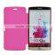 Book Style Flip PU Leather cover case for LG G3 D855