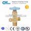 Refrigerant gas cylinder valve