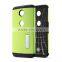 Best Selling Hard Armor Kickstand Shockproof Phone Case TPU+PC Neo Hybrid Back Cover for Google Nexus6