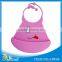 New style good quality soft waterproof silicone fancy baby bib