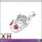 Chinese Factory Wholesale 925 Sterling Silver Kids Jewelry Enamel Pendant