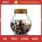 Heat resistant clear glass tea jar with cork lid                        
                                                Quality Choice
