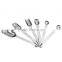 Premium Quality Measuring Cups and Spoon Stainless Steel 11 Piece Stackable Set by KitchenMade