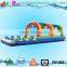 wave inflatable slip and slide for adult,colorful dual lane inflatable slip n slide with pool