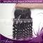 7A Brazilian Human Virgin Hair free middle 3 Part Kinky Curly Top Lace Closure Bleached Knots Pieces