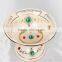 Islamic style 8"ceramic porcelian rice bowl with jewels for christmas