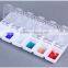 Japanses Style Mini Nail Art Storage Box 12Pots Fashion Acrylic Jewelry Box Tool