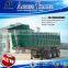 Best selling transport sand 25cbm dump semi trailer with hydraulic cylinder