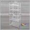 China manufacturer high quality best selling unique decorative metal wire stable heavy duty dishwasher rack