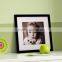cheap square black wall hanging plastic photo picture frame