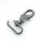 High quality 1.5" Gun metal alloy clip hook clip swivel hook for belt