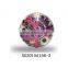 Multi-scented Dried Flower In Round Glass Vase